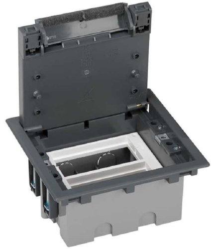 Лючок регулируемый в фальшпол Simon Connect Cima SF210 2х2 мод. 171x187x92мм IP44 серый картинка